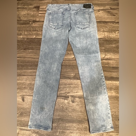 PacSun Men's Light Blue Straight Jeans - Picture 2 of 8